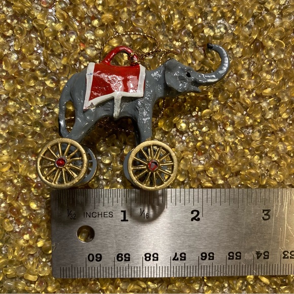😻 3 for $13 Metal Elephant Christmas Ornament - Picture 13 of 13